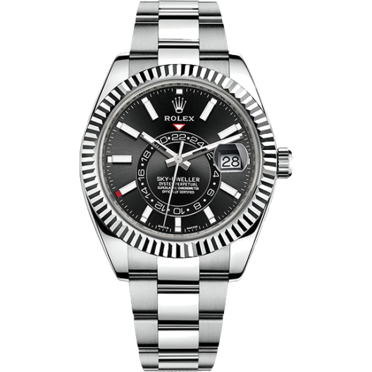 Часы Rolex Sky-Dweller 42 mm Steel and White Gold 326934