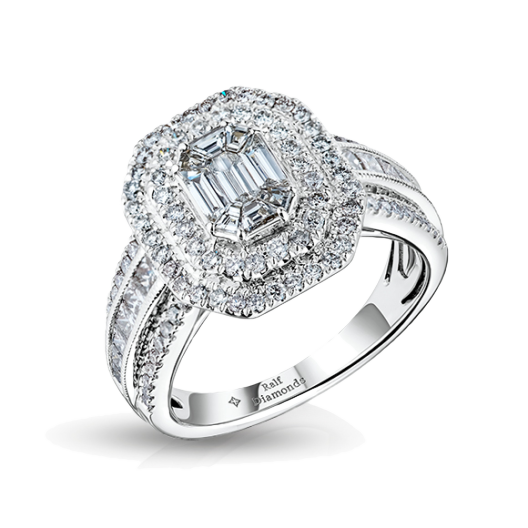 Кольцо с бриллиантом RalfDiamonds  с бриллиантами