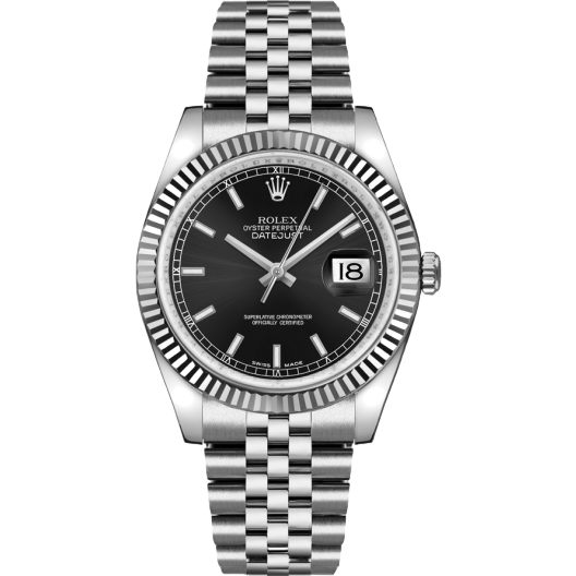 Часы Rolex Datejust 36 mm Oystersteel and White Gold 116234
