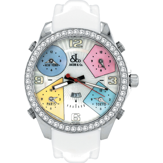 Часы Jacob & Co Five Time Zone Diamond Five Time Zone