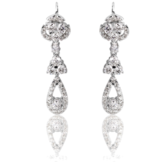 Серьги RalfDiamonds White Gold Diamond Earrings 3.80 ct