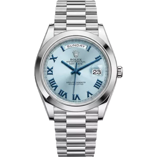 Часы Rolex Day-Date II 41mm Platinum Ice Blue 218206