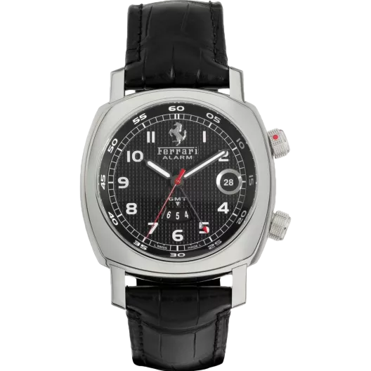 Часы Panerai Ferrari Granturismo GMT Alarm Stainless Steel 45 mm FER00017
