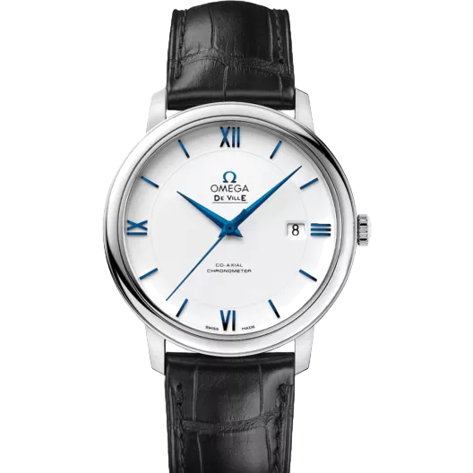 Часы Omega De Ville Prestige White Gold 424.53.40.20.04.001