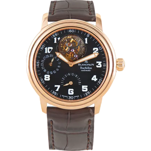 Часы Blancpain Leman Tourbillon 8-Days Power Reserve 38 mm 2125-3630M-53