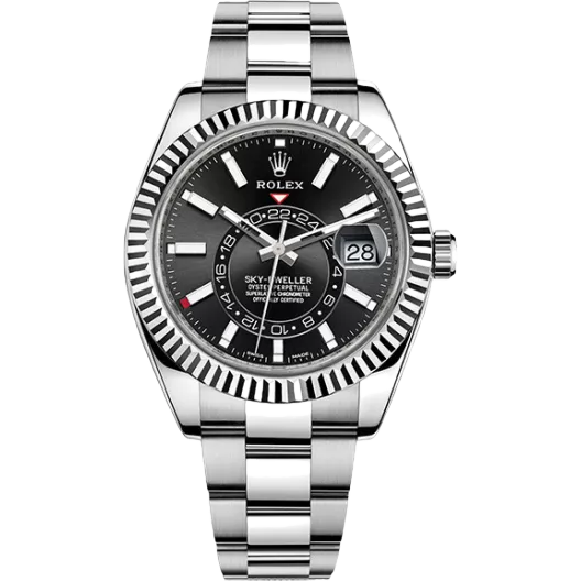 Часы Rolex Sky-Dweller 42 mm Steel and White Gold 326934